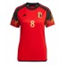 Belgien Youri Tielemans #8 Hjemmebanetrøje Dame VM 2022 Kort ærmer